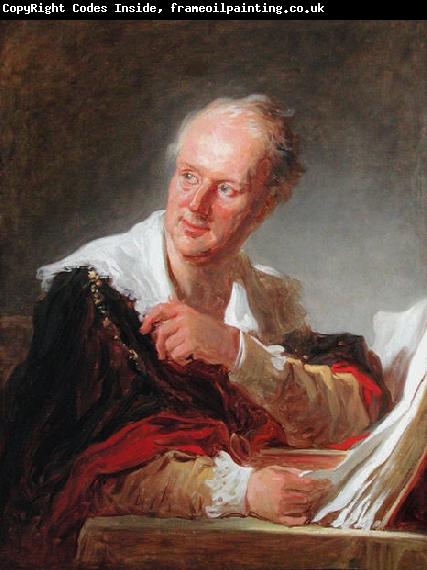 Jean Honore Fragonard Portrait of Denis Diderot